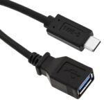 Type-C male to USB3.0 female OTG adapter გადამყვანი