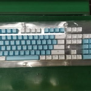 Mechanical Keyboard Keycap White/Blue