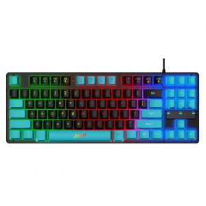 BAJEAL KB10 keyboard 87-key mechanical feel rainbow