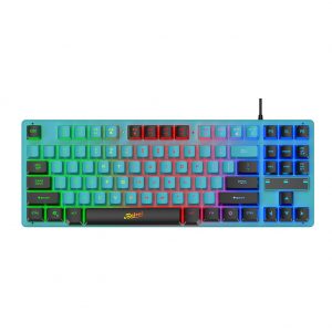 BAJEAL KB10 keyboard 87-key mechanical feel rainbow