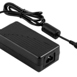 Power Supply Charger DC 12V 5A 60W (5,5 mm / 2,5mm) კვების ბლოკი (დახურული პლასტმასის) 12V 5A, 220AC-12DC with power cable