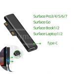 Type-C charger to Surface Pro /3/4/5/6/7/8 adapter