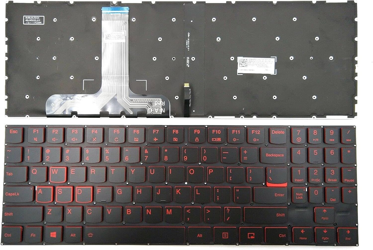 LENOVO Y520 Y530-15 Y540-15 Y720 Y730 keyboard with red backlight