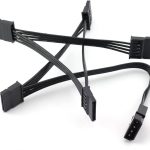 molex ide to 5 SATA power cable