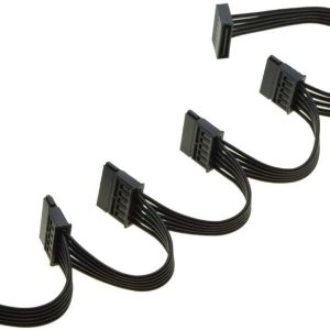 SATA male to 5 SATA female power cable