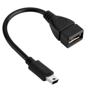 Mini male usb to female usb 2.0 OTG adapter