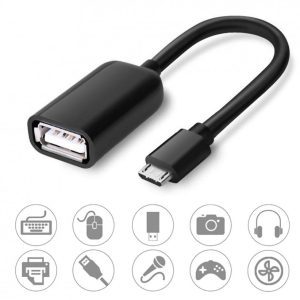 Micro usb male to usb female 2.0 adapter