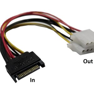 sata to 2 molex IDE - გადამყვანი
