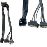 2 sata to 8 pin გადამყვანი