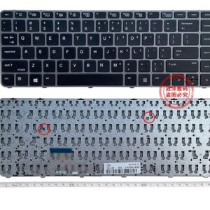 HP Elitebook 1040 G3 keyboard black NO backlight