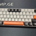 bajeal 61 key keyboard Blue Switch Hot Swap Black/White/Orange