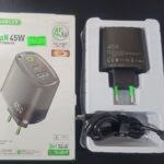GERLAX GA-44 type c 45W fast black charger - დამტენი