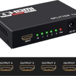 HDMI Splitter 1 in 4 Out, 1x4 HDMI switch