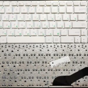 Asus X540 K540 F540 A540 R540 keyboard (თეთრი ინგლისური და რუსული ასოებით)
