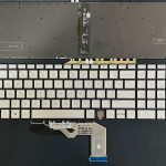 HP Envy X360 15-EE 15-EM 15-AG 15M-EE 15-ED 15M-ED 17-CG Series keyboard silver with backlight
