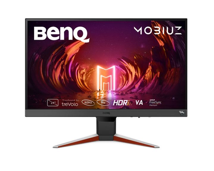 მონიტორი: BenQ MOBIUZ EX240N 23.8" FHD VA 165Hz 1ms HDMI DP Built-in Speaker - 9H.LL6LB.QBE