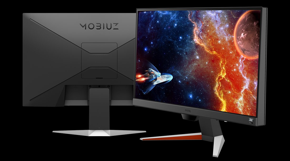 მონიტორი: BenQ MOBIUZ EX240N 23.8" FHD VA 165Hz 1ms HDMI DP Built-in Speaker - 9H.LL6LB.QBE - Image 2