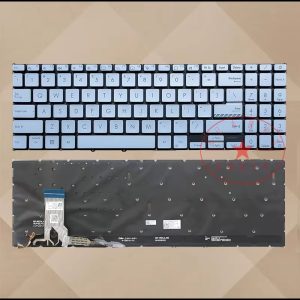 ASUS 16X K3605/ZV/VC 15X K3504 M3504 S3504 E1504 keyboard silver with backlight