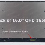 NE160QDM-NY1 laptop screen 16inch 2k 2560x1600 IPS 165Hz 40 pin 25mm