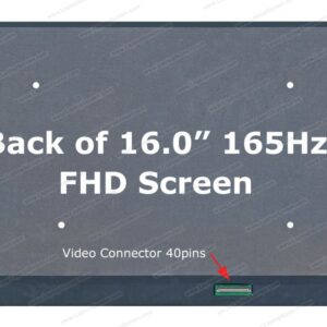 Laptop LCD Screen 16,0 " slim IPS FHD+ 1920x1200 40PIN 25mm 165Hz backfold