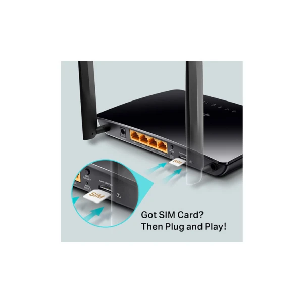 როუტერი უკაბელო: TP-Link Archer MR200 AC750 Wireless Dual Band 4GB LTE Router - Image 2
