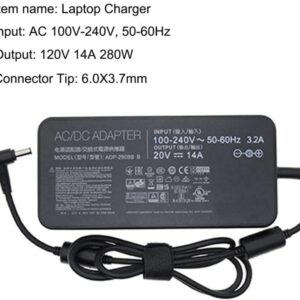 ASUS 6.0/3,7mm 20V/14A 280watt Charger