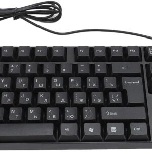 BioJee K1800 Wired Single Keyboard USB Interface with English Russian keycaps