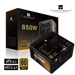 კვების ბლოკი: THERMALRIGHT TR-KG850 850W 80 PLUS GOLD ATX 3.1 Full-Modular