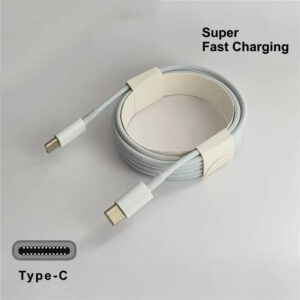 Dual Type-C Cable 2m, male type-c to male type-c 2m cable 100w
