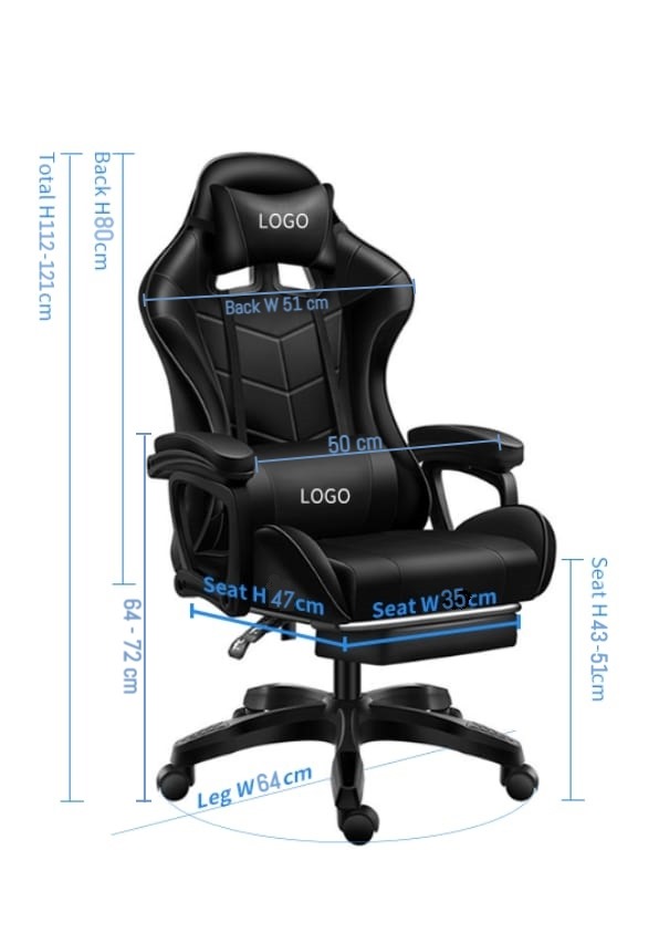 მწვანე ფერის გეიმინგ სავარძელი Green Gaming Chair - Image 2