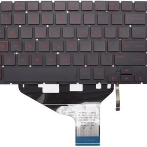 HP Omen 15-DC 15-DH 15-DC1018ca 15-DC1008ca DC-0108TX 15-DC0087nr 15-DC0020NR dc0001tx 15-DH002NR 15-DH001 15-DH0161TX Keyboard with red backlight