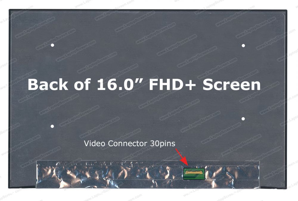 Laptop LCD 16.0" IPS Full HD+ 60hz 30pin 19mm Backfold
