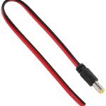 5.5mm x 2.1mm DC Power Male Jack Pigtail Cable Connector CCTV Security Camera 23cm