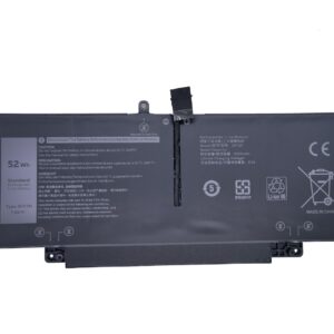 JHT2H Battery for Dell Latitude 7310 7410 Series 0WY9MP 04V5X2 HRGYV P34S