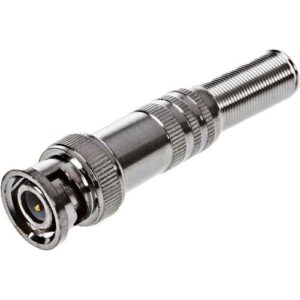 BNC male connector for surveillance camera